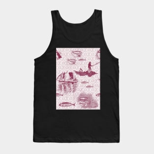 Tammie Norie Fishing - red/wine Tank Top